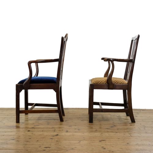 fig 1. Duo of Upholstered Armchairs