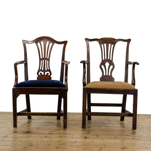fig 2. Duo of Upholstered Armchairs
