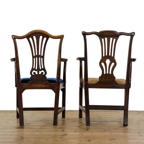 fig 3. Duo of Upholstered Armchairs