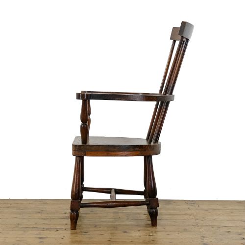 fig 3. Antique Arts and Crafts Style Stick Chair