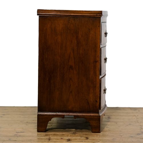 fig 1. Mahogany Bow Front Chest of Drawers