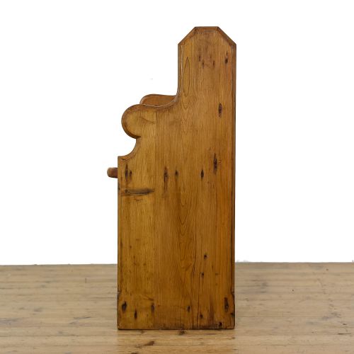 fig 2. Small Antique Pine Church Pew