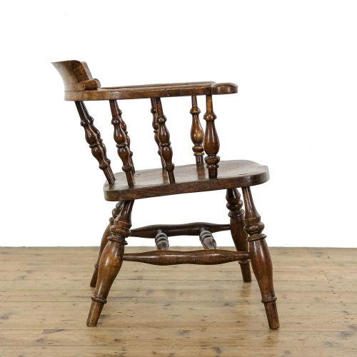 fig 3. Antique Ash and Elm Captain's Chair