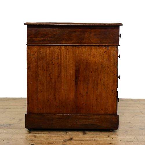 fig 2. Antique 19th Century Mahogany Pedestal Desk