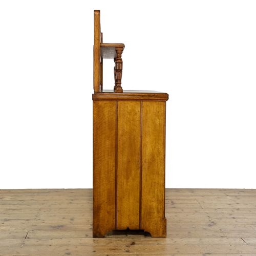 fig 3. Antique Victorian Oak Chiffonier Cabinet Sideboard