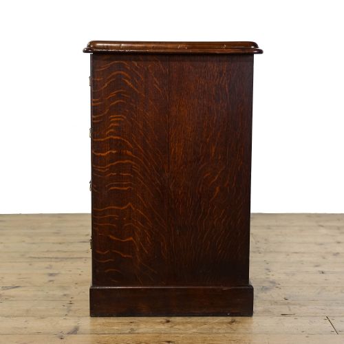 fig 3. Early 20th Century Oak Pedestal Desk