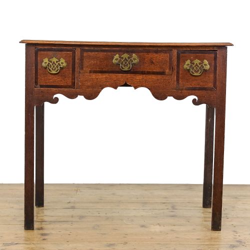 Antique George III Country Oak Lowboy