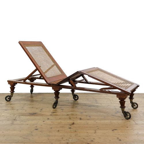 fig 1. Antique Mahogany Campaign Daybed