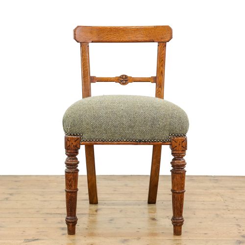 fig 3. Antique Set of Eight Arts and Crafts Oak Dining Chairs