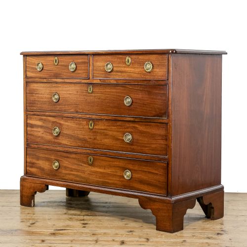 fig 1. Antique 19th Century Mahogany Chest of Drawers