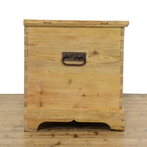 fig 2. Antique 19th Century Pine Trunk