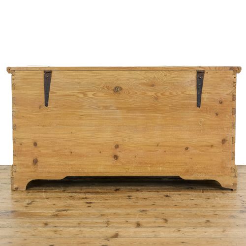 fig 3. Antique 19th Century Pine Trunk