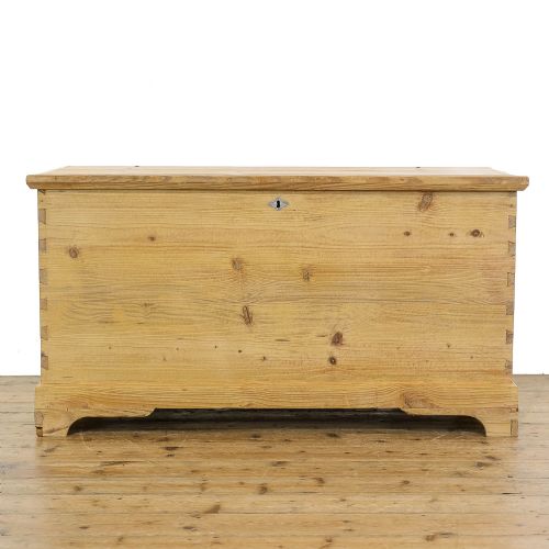 Antique 19th Century Pine Trunk