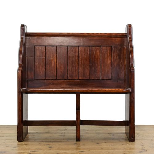 fig 1. Antique Pine Chapel Pew