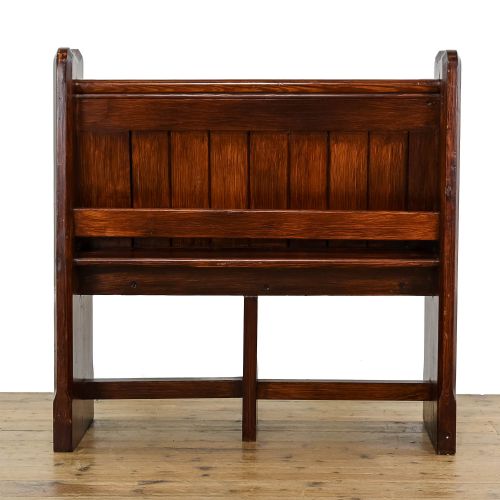 fig 2. Antique Pine Chapel Pew