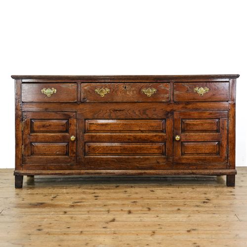 Antique 18th Century Oak Dresser Base