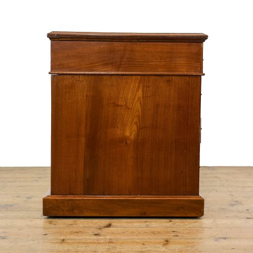 fig 1. Antique Victorian Walnut Pedestal Desk