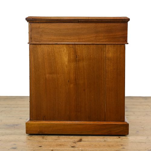 fig 3. Antique Victorian Walnut Pedestal Desk
