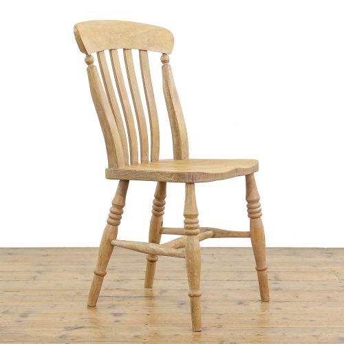 fig 1. Set of Four Antique Pine Kitchen Chairs