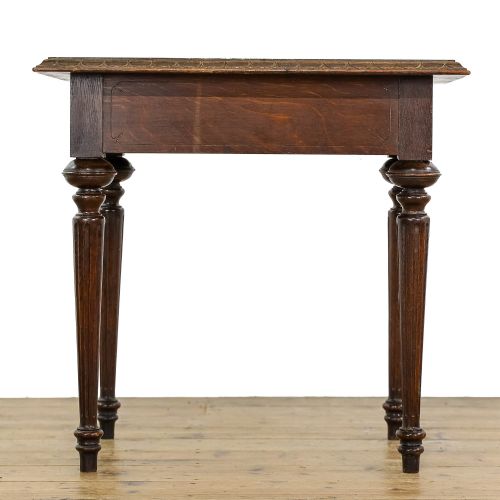 fig 2. Antique Victorian Carved Oak Side Table