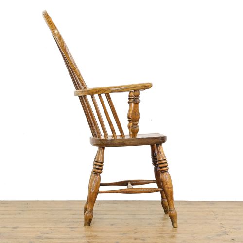 fig 2. Antique Ash and Elm Windsor Armchair