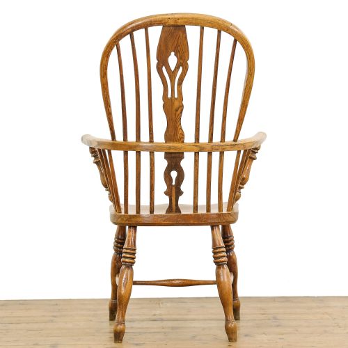 fig 3. Antique Ash and Elm Windsor Armchair