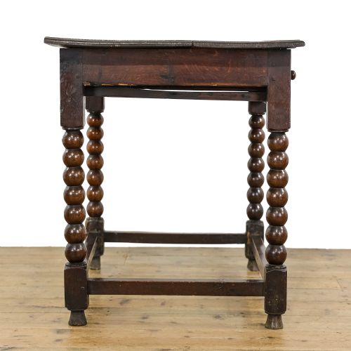 fig 2. Antique 18th Century Oak Side Table