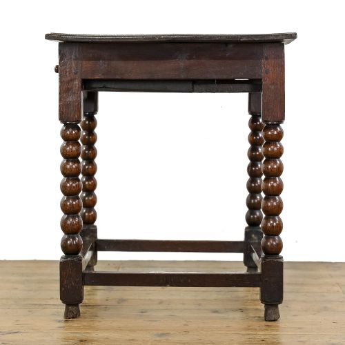 fig 3. Antique 18th Century Oak Side Table