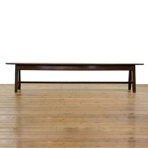 fig 1. Antique 19th Century Oak Bench