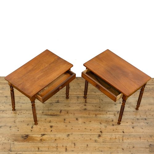 fig 5. Pair of Late 19th Century Walnut Side Tables