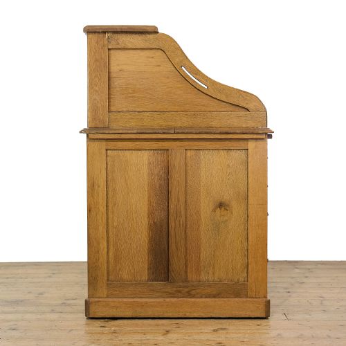 fig 3. Antique Oak Roll Top Desk 
