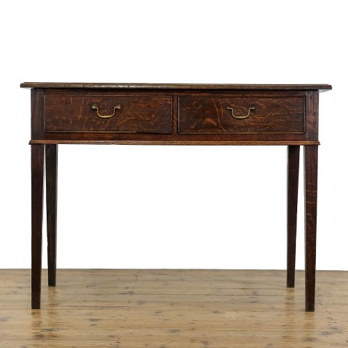 Antique Georgian Oak Side Table
