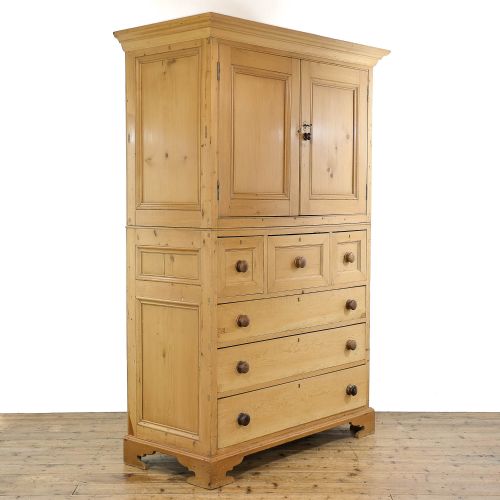 fig 2. Antique Victorian Pine Housekeeper's Cupboard