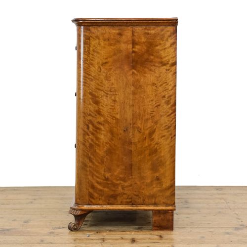 fig 2. Antique 19th Century Satin Birch Chest of Drawers