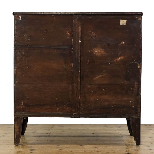 fig 2. Antique Mahogany Bow Front Chest of Drawers