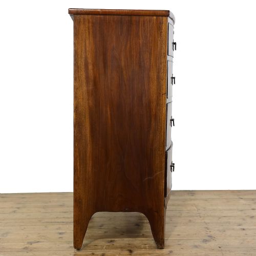 fig 3. Antique Mahogany Bow Front Chest of Drawers
