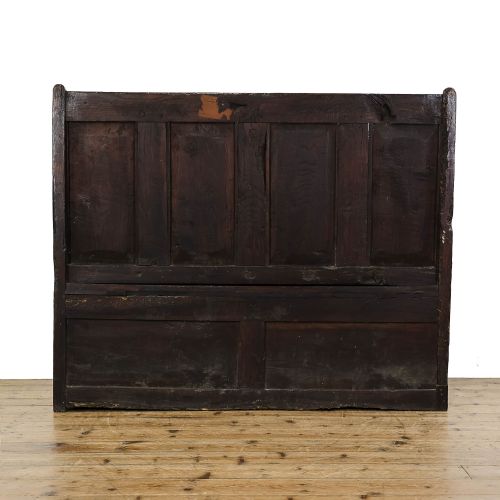 fig 2. Antique Early 18th Century Provincial Oak Settle