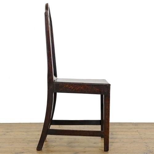 fig 3. Set of Eight Antique George III Welsh Oak Dining Chairs