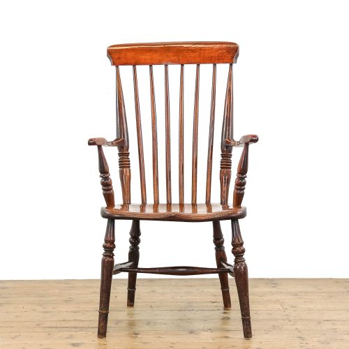 fig 1. Antique Mid 19th Century Windsor Armchair