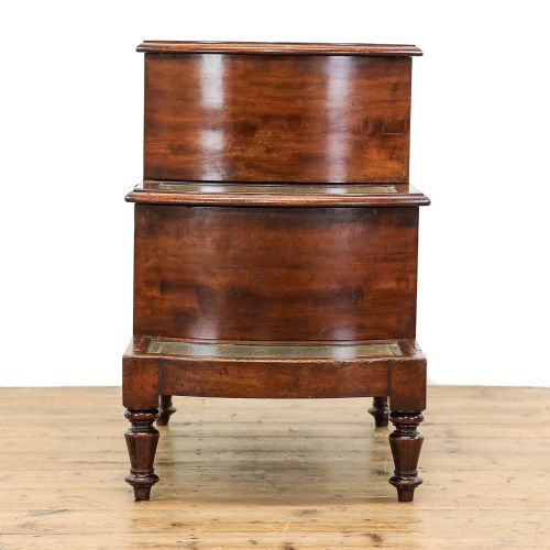 fig 1. Antique Mahogany Library Steps