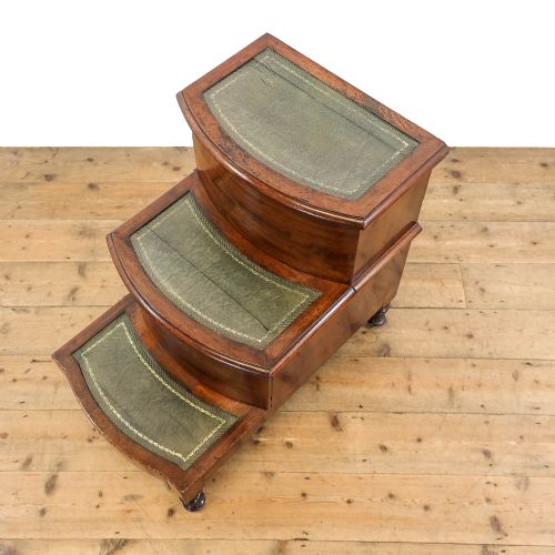 fig 2. Antique Mahogany Library Steps
