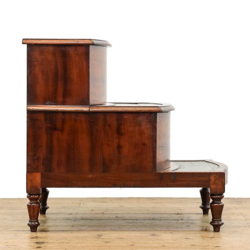 fig 3. Antique Mahogany Library Steps