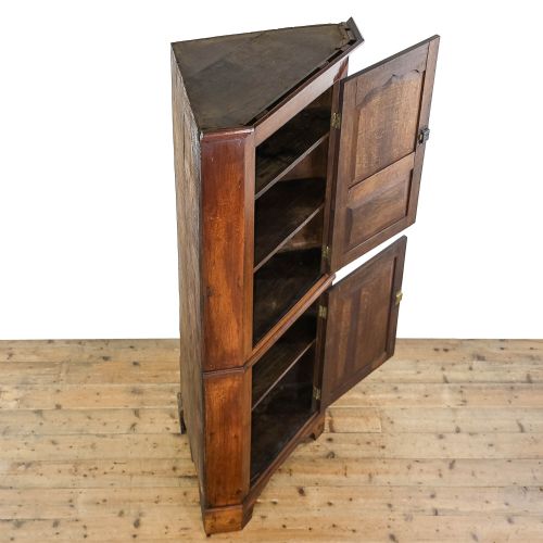 fig 2. Antique Oak Double Corner Cupboard