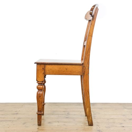 fig 2. Set of Four Antique Oak Farmhouse Chairs

