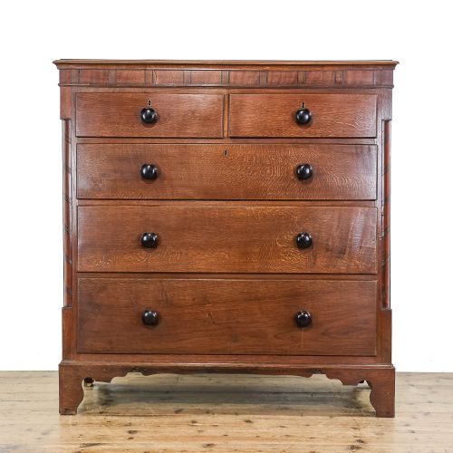 Antique 19th Century Oak Chest of Drawers
