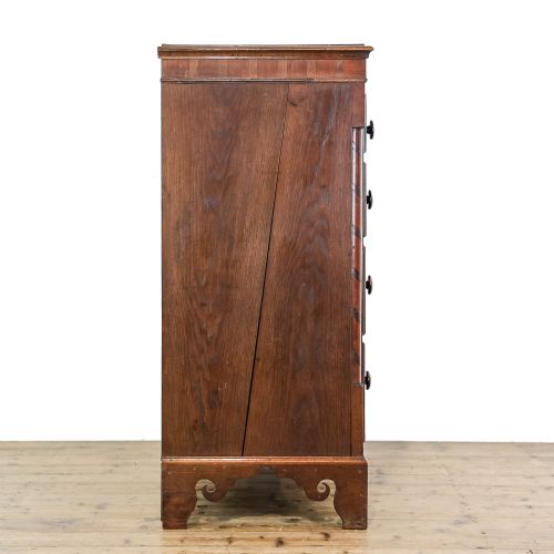 fig 1. Antique 19th Century Oak Chest of Drawers