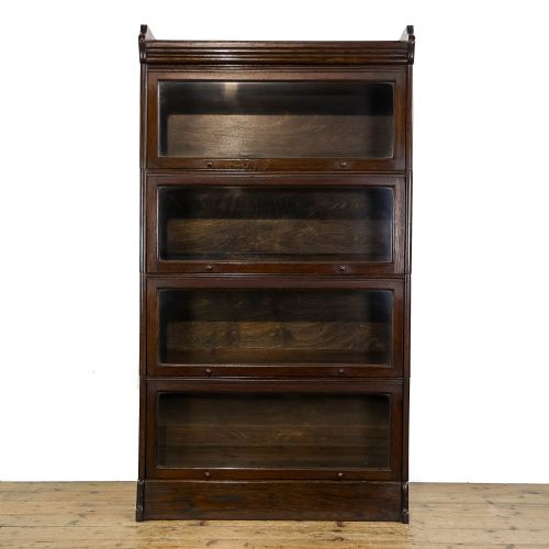 Antique Early 20th Century Oak Wernicke Style Bookcase