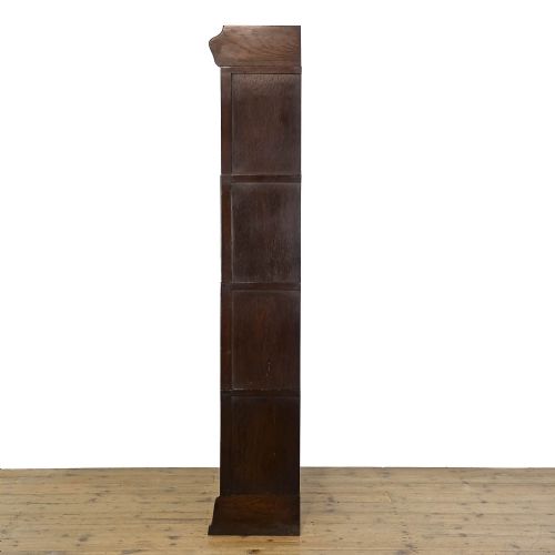 fig 1. Antique Early 20th century Oak Wernicke Style Bookcase