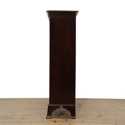 fig 1. Antique Open Mahogany Bookcase