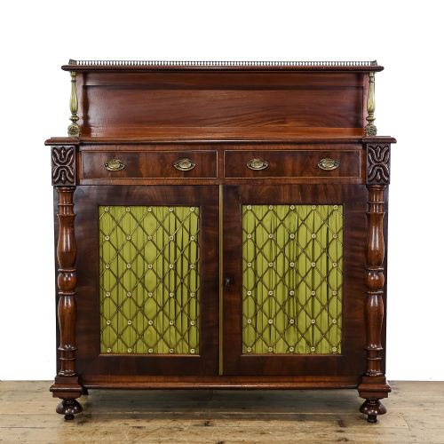 Antique Georgian Mahogany Chiffonier Sideboard
